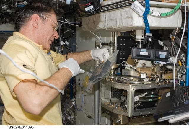 NASA image: Nespoli services the FCF in the US Lab
