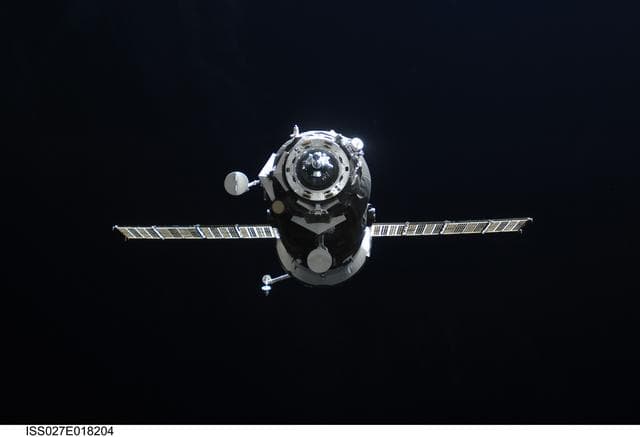 NASA image: Progress 42P on approach to the ISS