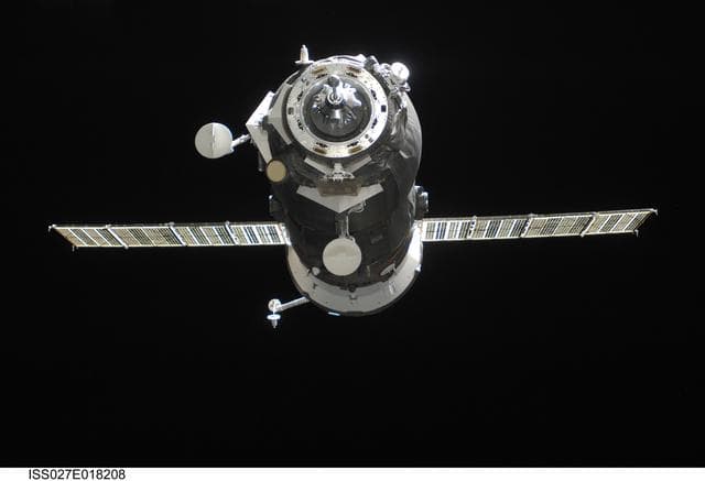 NASA image: Progress 42P on approach to the ISS