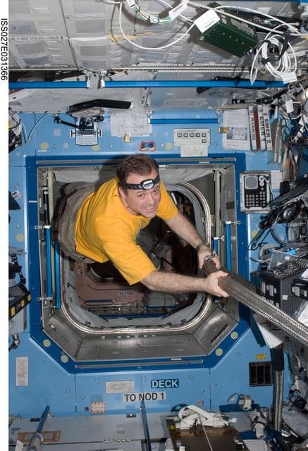 NASA image: Garan works with the MCA VAJ in the US Lab