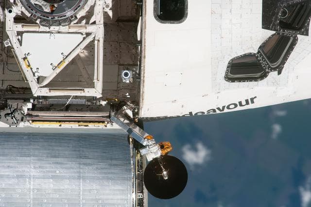 NASA image: Mapping Sequence performed during the STS-134 R-Bar Pitch Maneuver