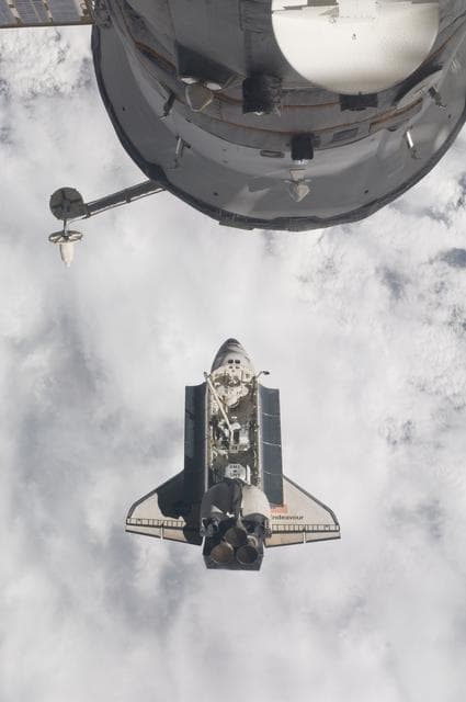 NASA image: Endeavour on Approach to ISS during the STS-134 Mission