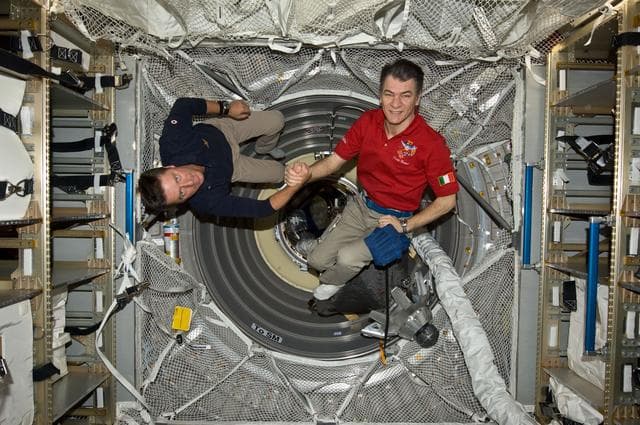 NASA image: Vittori and Nespoli in ATV2