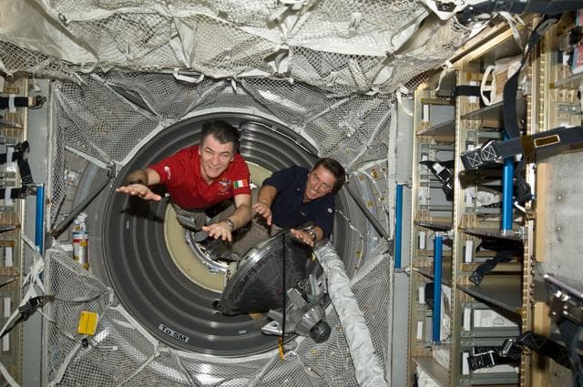 NASA image: Vittori and Nespoli in ATV2