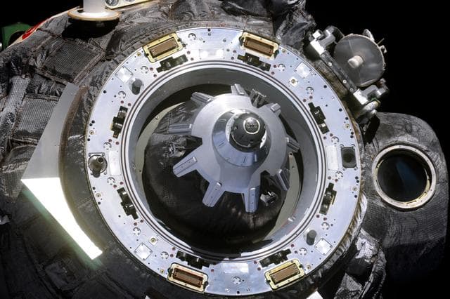 NASA image: View of the Soyuz TMA-20/25S Departing from the ISS