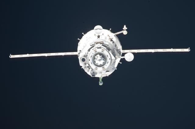 NASA image: View of the Soyuz TMA-20/25S Departing from the ISS