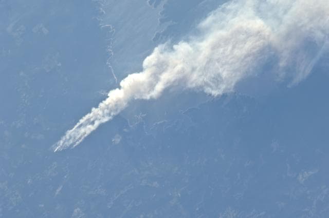 NASA image: Earth Observation - Texas Wildfire
