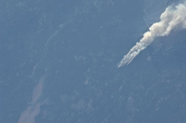 NASA image: Earth Observation - Texas Wildfire