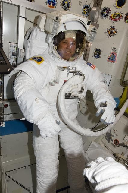 NASA image: Expedition 28 Crew Members participate in EVA Dry Run