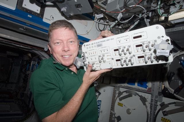 NASA image: MELFI-3 Electronic Unit Replacement