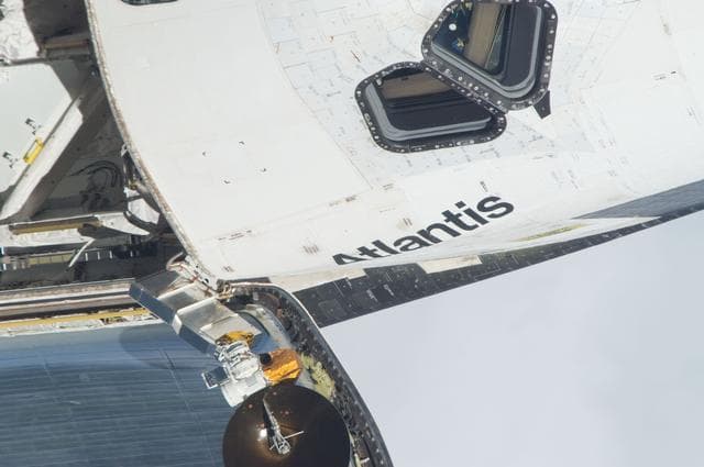 NASA image: Mapping Sequence performed during the STS-135 R-Bar Pitch Maneuver  