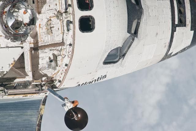 NASA image: Mapping Sequence performed during the STS-135 R-Bar Pitch Maneuver