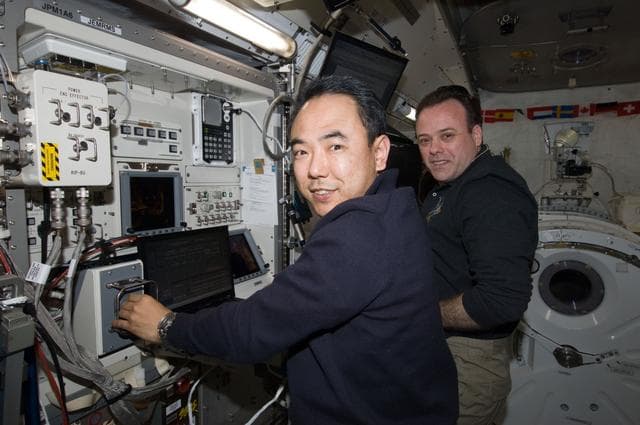 NASA image: JEM RMS Small Fine Arm Functional Checkout