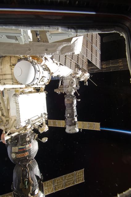 NASA image: View of ISS taken during EVA 29
