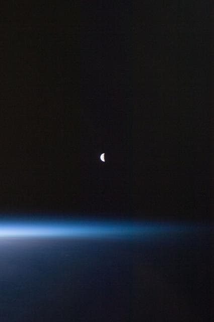 NASA image: Lunar observation taken by the Expedition 28 crew