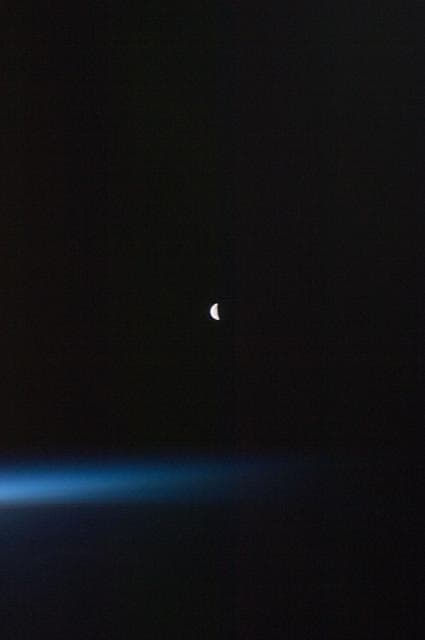 NASA image: Lunar observation taken by the Expedition 28 crew