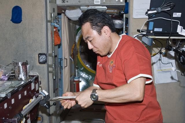 NASA image: Furukawa in Service module