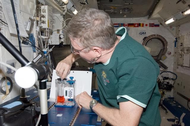 NASA image: CFE (Capillary Flow Experiments)