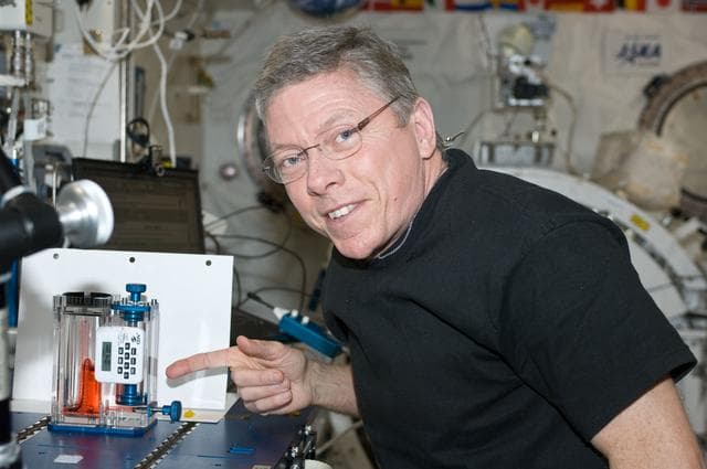 NASA image: CFE experiment In JEM