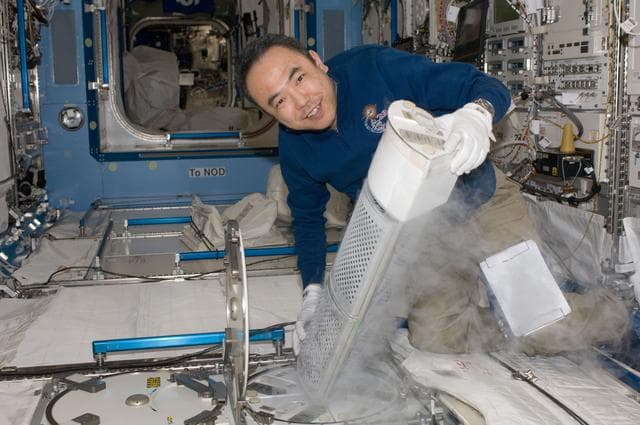 NASA image: Vascular Blood Collection protocol samples into MELFI