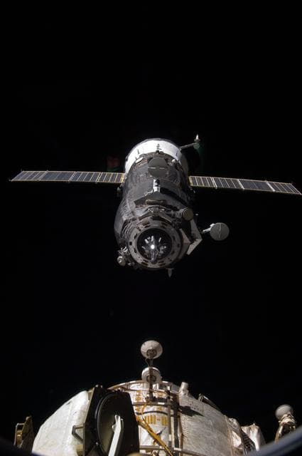 NASA image: Progress 45 approach for docking with ISS
