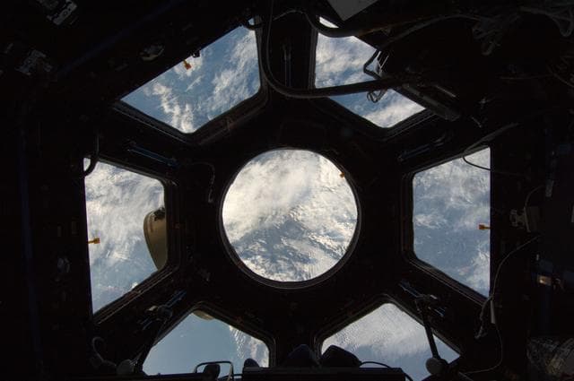 NASA image: Cupola windows