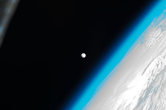 NASA image: Lunar observation taken by Expedition 30 crewmember