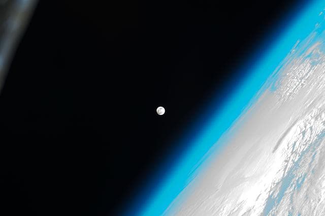 NASA image: Lunar observation taken by Expedition 30 crewmember