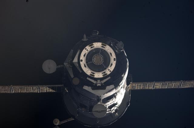 NASA image: Progress M-13M / 45P Spacecraft departs from the ISS