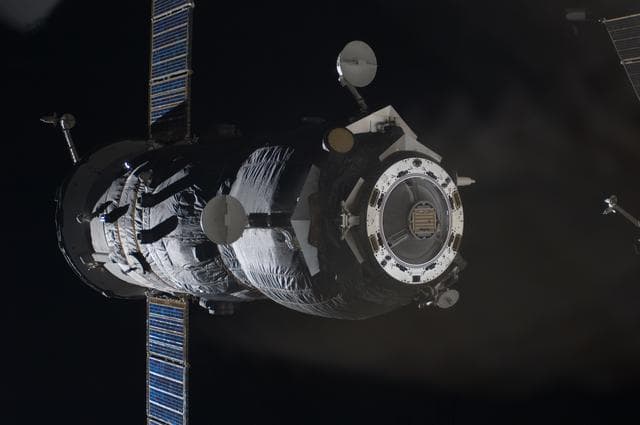 Progress 45P Spacecraft undocks from the ISS