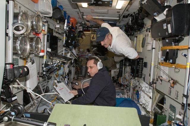 NASA image: Progress Resupply Vehicle approach