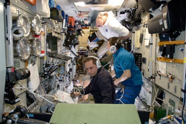 NASA image: Progress Resupply Vehicle approach