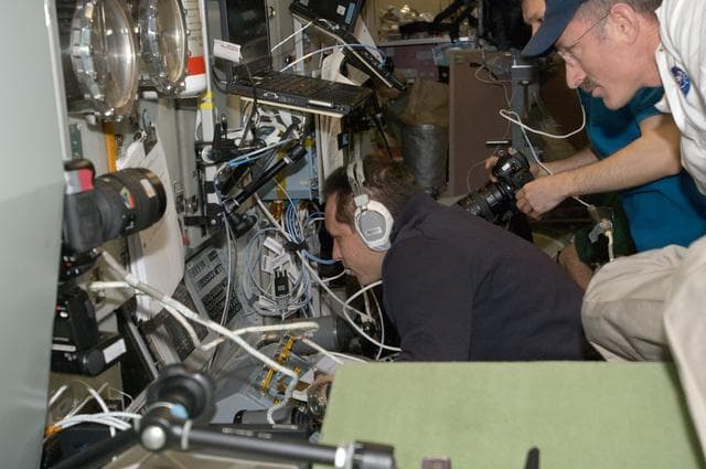 NASA image: Progress Resupply Vehicle approach