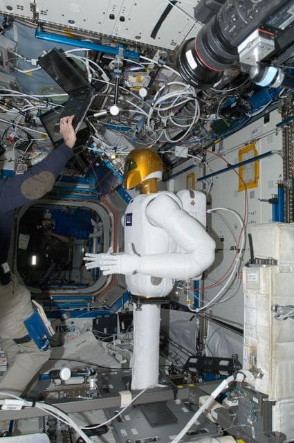 NASA image: Robonaut 2 in the U.S. Laboratory