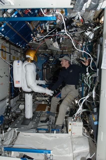 NASA image: Robonaut 2 in the U.S. Laboratory