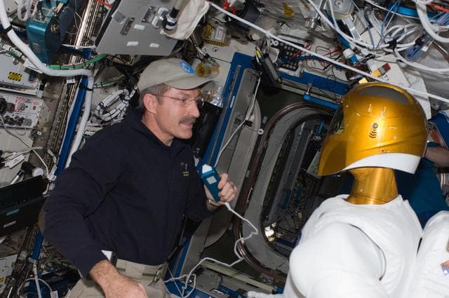 NASA image: Burbank during checkout and activities session of Robonaut 2