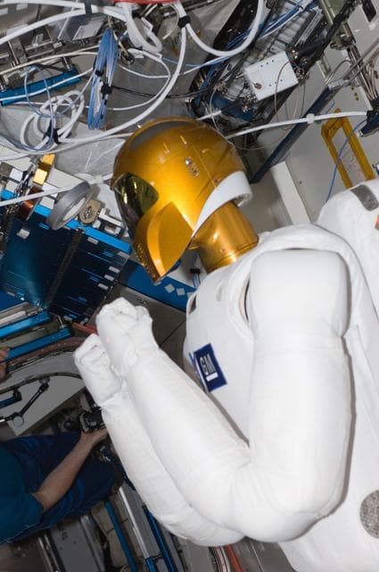 NASA image: Robonaut during a checkout and activities session