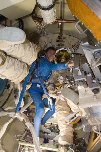 NASA image: Kononenko prepares for EVA
