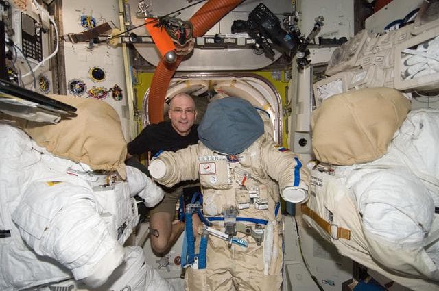 NASA image: Pettit in the Node 1
