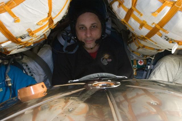 NASA image: Soyuz 28S Descent Module during 3-hour Descent Drill Number 2