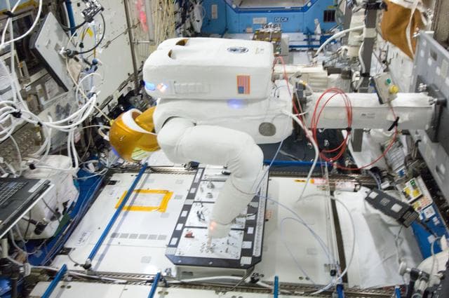 NASA image: Robonaut 2 Arm and Fingers Testing