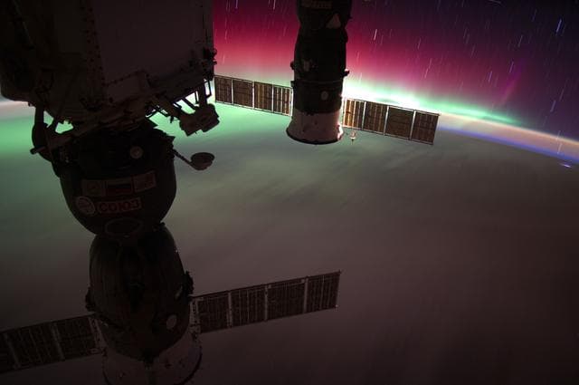 NASA image: Earth and Airglow Observations taken by the Expedition 31 Crew