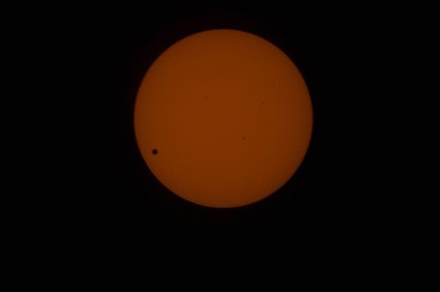 NASA image: Solar Observations taken during the Transit of Venus (Post-Second Contact)