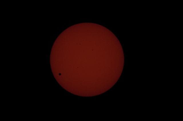 NASA image: Solar Observations taken during the Transit of Venus (Between Second and Third Contacts)