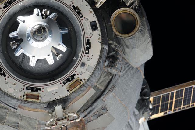 NASA image: Soyuz TMA-03M Docking Mechanism
