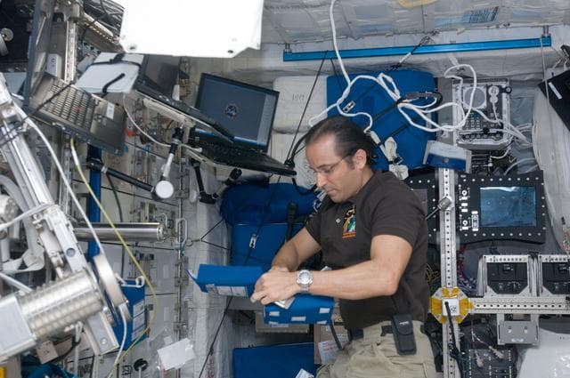 NASA image: Acaba in Columbus module