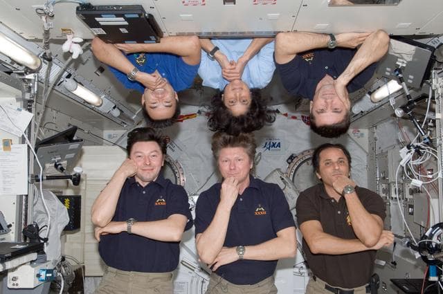 NASA image: Expedition 32 crew portrait in JEM