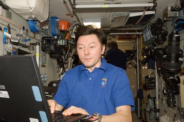 NASA image: Malenchenko in Service Module