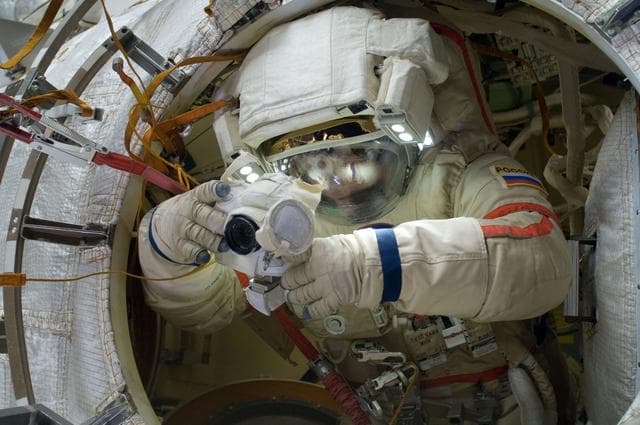 NASA image: Russian EVA-31 spacewalk