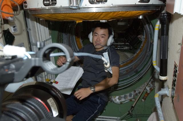 NASA image: Hoshide in FGB